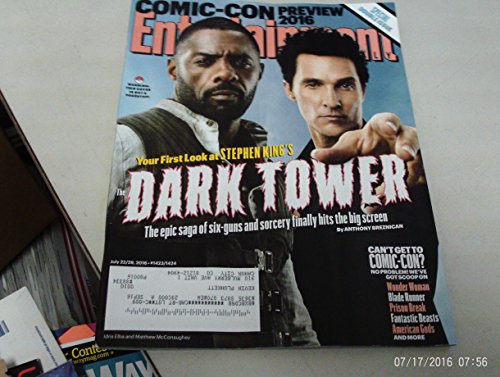 Entertainment WEEKLY July 22-29, 2016 STEPHEN KINGS DARK TOWER, Elba,McConaughey
