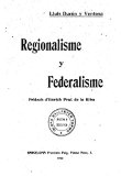 Regionalisme y Federalisme Pro?lech d'Enrich Prat de la Riba