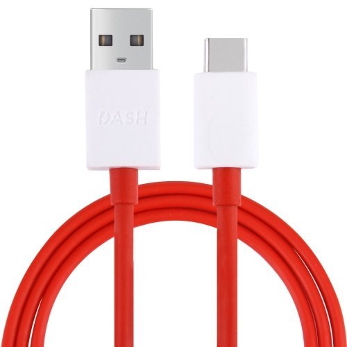 Book Cover A Plus Cable Compatible with Oneplus 3 / 3T / 5 / 5T / 6 / 6T / 7 / 7 Pro , Dash Type C USB Data Cable Charging Rapidly Cable (3.3ft /1M)-Red