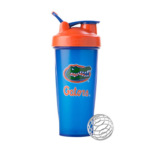 BlenderBottle Collegiate Classic 28-Ounce Shaker Bottle, University of Florida Gators - Blue/Orange