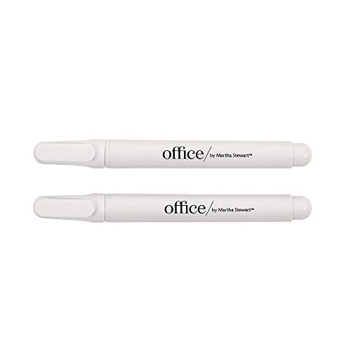 MARTHA STEWART Office 1773310 Office Liquid Chalk Markers 2 Pack White (28647)