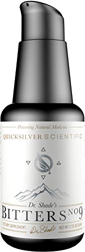 Quicksilver Scientific Dr. Shade's Bitters No. 9 - Liposomal Digestive Herbal Bitters to Support Healthy Digestion with Dandelion, Milk Thistle + Essential Oils (1.7 Ounces, 50 Milliliters)