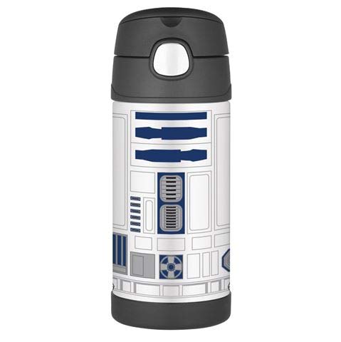 2016 Star Wars R2D2 Thermos 12 oz. Insulated 12 Hour Cold Drink Stainless Steel BPA Free 5 Year Warranty