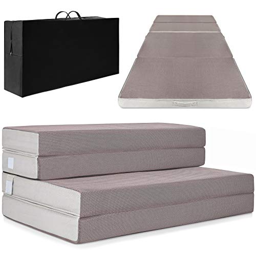 Best Choice Products 4" Folding Portable Mattress Full
