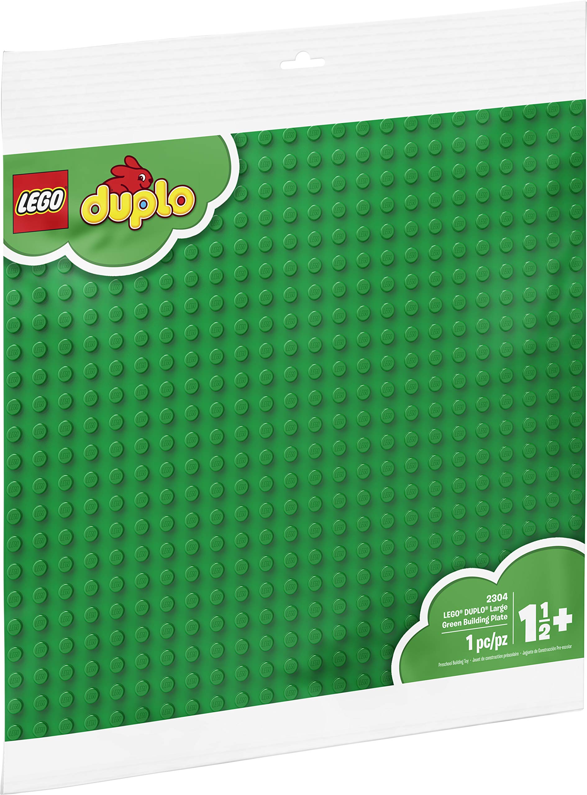 Book Cover LEGO DUPLO Creative Play Large Green Building Plate 2304 Building Kit (1 Piece)