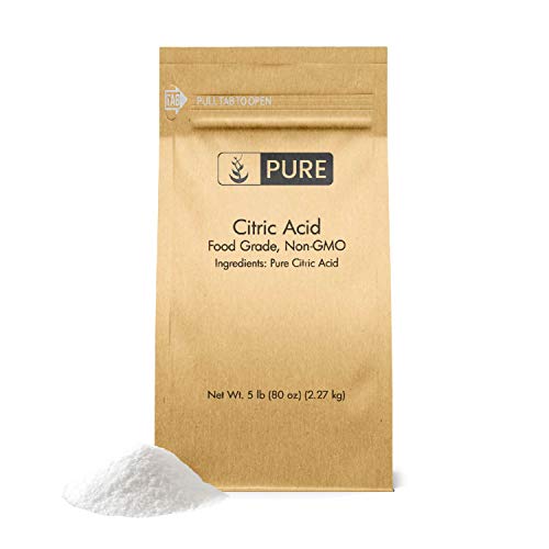 Citric Acid (5 lb) by Pure Organic Ingredients, Eco-Friendly Packaging, All-Natural, Highest Quality, Pure, Food Grade, Non-GMO