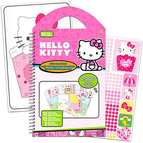 Book Cover Hello Kitty Stickers Travel Activity Set With Over 2000 Stickers and 12 Activity Pages Plus Bonus Reward Sticker (Hello Kitty Party Supplies)