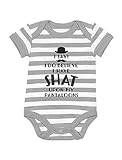Tstars Funny Baby Bodysuit - I Do Believe I Have Shat Upon My Pantaloons Infant Outfit Gift for Newborn Boy or Girl Newborn gray/white