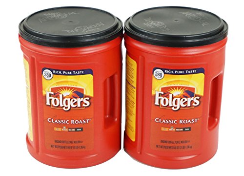 Folgers Coffee, Classic Roast, 48 Ounce, 2 Pack