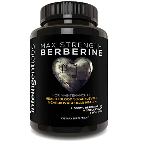 Intelligent Labs Berberine HCL Plus, 500mg each, 120 Capsules