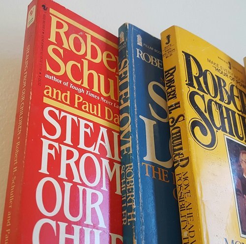 3 Volumes of Robert H. Schuller Motivational Books- Self-Love; Stealing From Our Children; Move Ahead With Possibility Thinking;