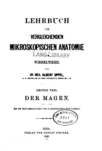 Lehrbuch der Vergleichenden Mikroskopischen Anatomie der Wirbeltiere (German Edition)