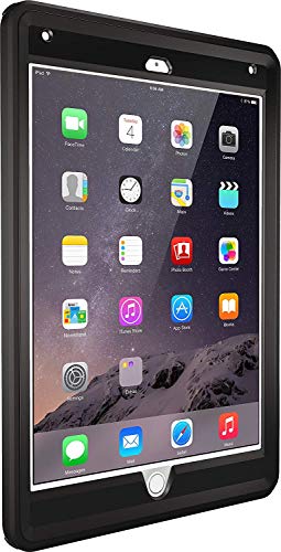 OtterBox Defender Series Case for iPad Air 2 - Black (Renewed)