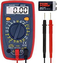 AstroAI Digital Multimeter Tester 2000 Counts with DC AC Voltmeter and Ohm Volt Amp Meter; Measures Voltage, Current, Resistance, Continuity and Diode, Blue