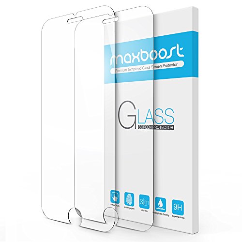 Maxboost iPhone SE 2020 2nd Gen Screen Protector Tempered Glass Screen Protector for iPhone SE 2020 2nd Generation iPhone 8 iPhone 7 iPhone 6S iPhone 6