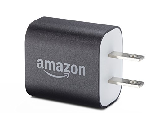 Book Cover Amazon 5W USB Official OEM Charger and Power Adapter for Fire Tablets and Kindle eReaders - Black