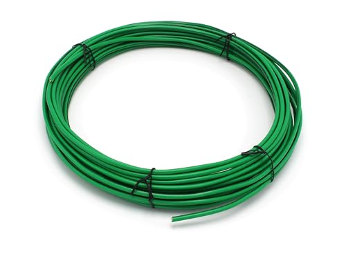THE CIMPLE CO Ground Wire, 25 FT, Solid Copper Core, 12 AWG Wire, Indoor/Outdoor, PVC Jacket, Residential, Commercial, Industrial, THHN/THWN, 12 Gauge, Copper Wire, 7.5 Meters, Green