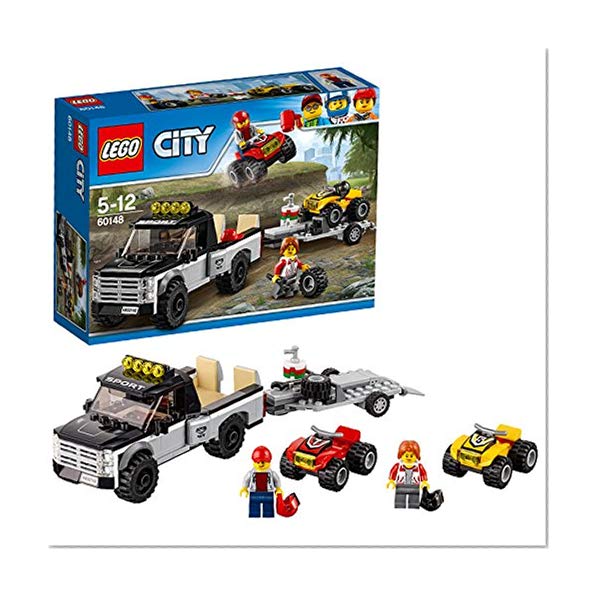 LEGO City - L’équipe de course tout-terrain - 60148 - Jeu de Construction