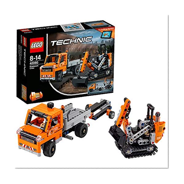 LEGO Technic - L’équipe de réparation routière - 42060 - Jeu de Construction