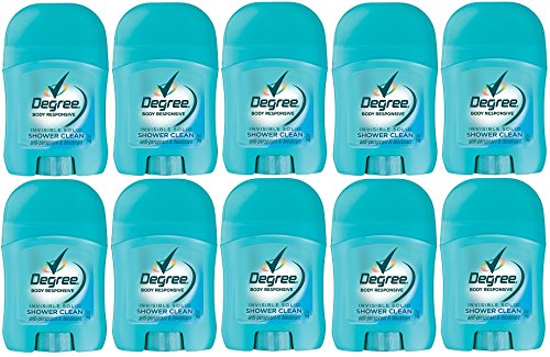 Book Cover Degree Dry Protection Antiperspirant Deodorant, Shower Clean 0.5 oz (Pack of 10)