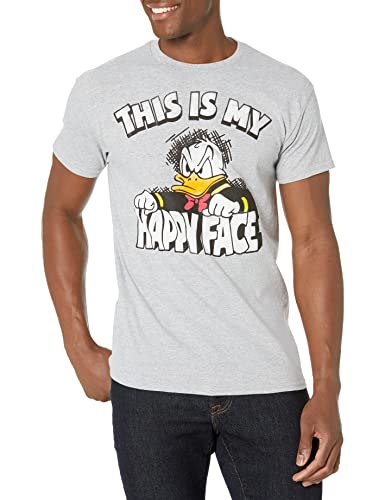 Donald Duck Angry Grumpy This Is My Happy Face T-shirt