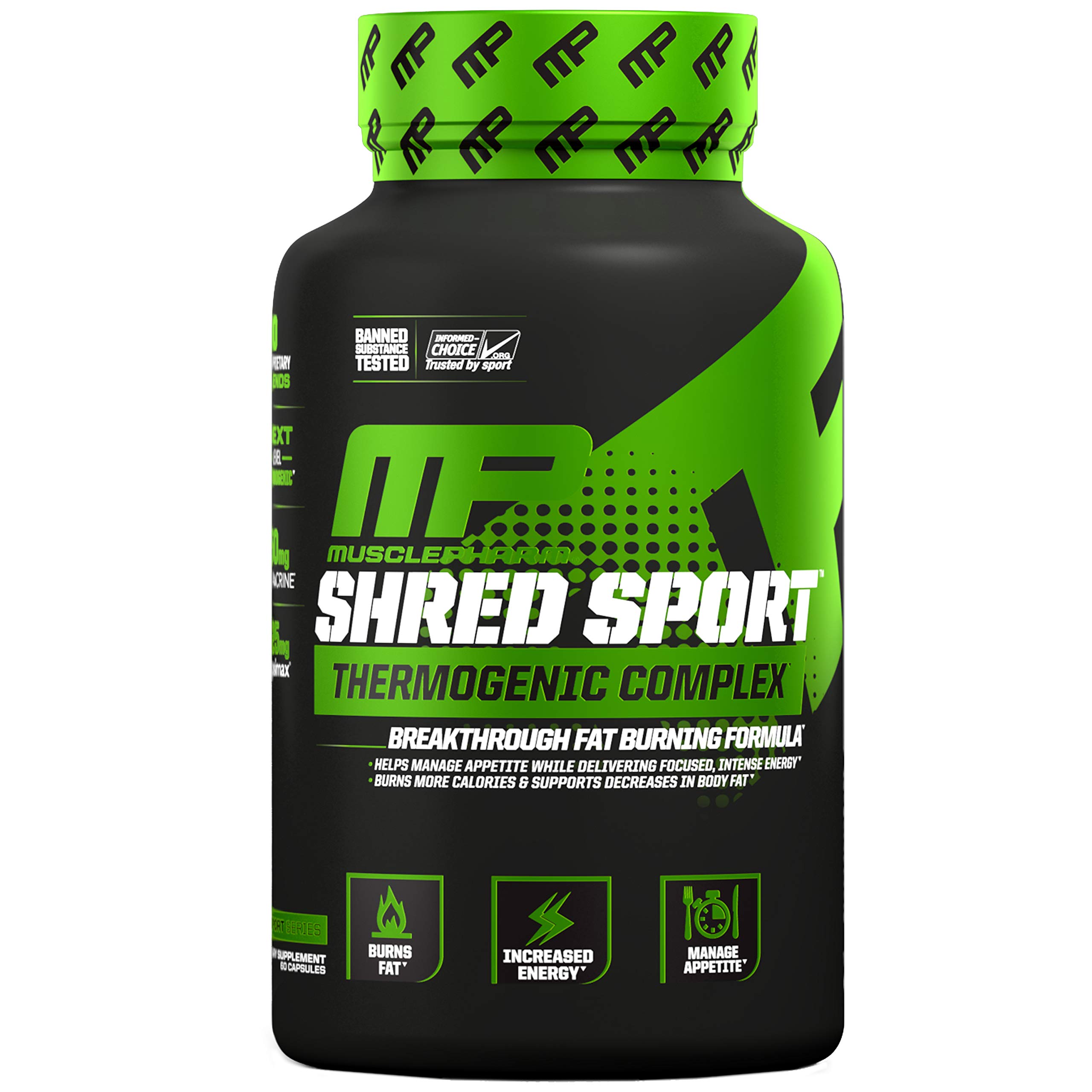 Book Cover MusclePharm Shred Sport Capsules, Promotes Lean Muscle Mass, 30 Servings