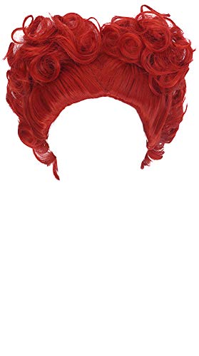MSHUI Alice's Adventures in Wonderland Red Queen Anime Cosplay Short Curly Hair