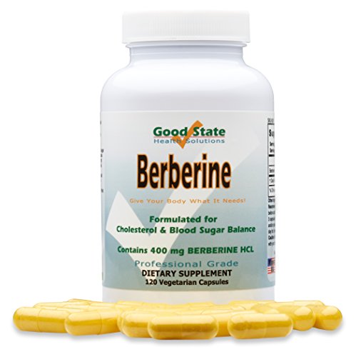 Book Cover Good State - Berberine HCL (400 mg) (120 Veggie Capsules)