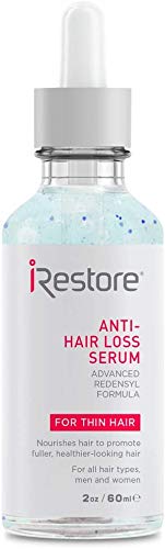 iRestore Anti-Hair Loss Serum w/ Redensyl and Vitamin E & B â€“ Advanced Thickening Formula for Hair Loss, Balding & Thinning Hair â€“ Promotes Regrowth For All Hair Types, Men and Women (2oz / 60ml)