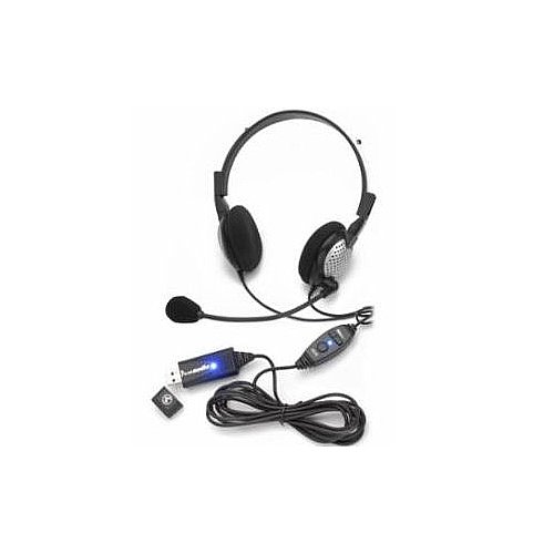 Book Cover USB Headset with Noise Cancelling boom Microphone for Dragon NaturallySpeaking Software