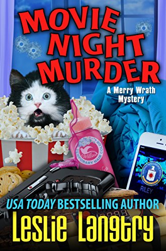 Book Cover Movie Night Murder (Merry Wrath Mysteries Book 4)