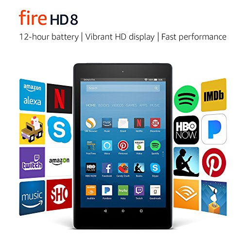 Book Cover Fire HD 8 Tablet with Alexa, 8