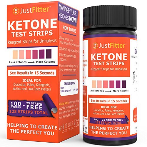 Book Cover Ketone Keto Urine Test Strips. Look & Feel Fabulous on a Low Carb Ketogenic or HCG Diet. Get Your Body Back! Accurately Measure Your Fat Burning Ketosis Levels.