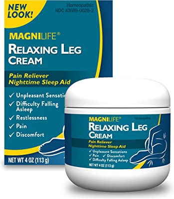 Book Cover MagniLife Relaxing Legs Pain Calming Relief and Sleep Aid Topical Cream Treatments: Tingling, Restlessness, Jittery Sensations