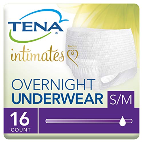 Book Cover Tena Incontinence Underwear for Women, for Overnight, Medium, 16 Count (Pack of 4)