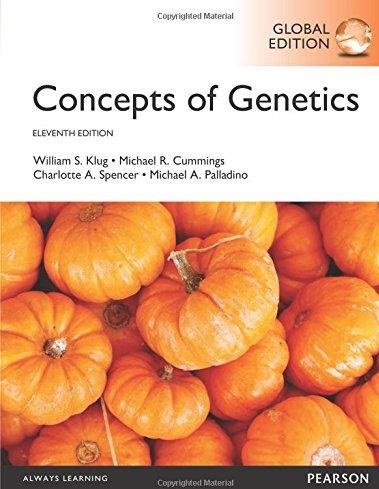 Concepts of Genetics (11th Ed) [INTERNATIONAL PAPERBACK]