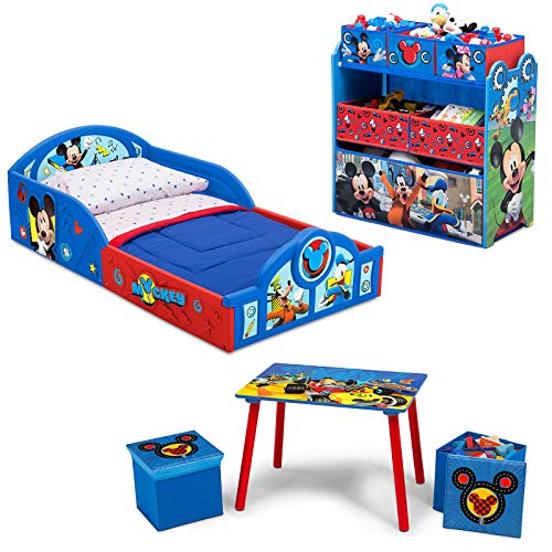 Book Cover Delta Mickey Mouse Bedroom Set with BONUS Toy Organizer