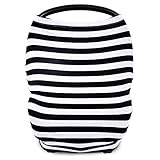 Baby Car Seat Cover - Multi Use Nursing Cover Pattern - Ideal Grocery Cart Cover and Highchair - Cotton - Nursing Breastfeeding - Resistant - Perfect Baby Shower Gift
