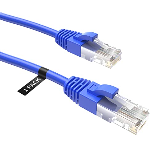 CableCreation 100 Feet CAT 5e Ethernet Patch Cable, RJ45 Computer Network Cord, Cat5/Cat5e/Cat6 LAN Cable UTP 24AWG+100% Copper Wire for PC, Mac, Laptop, PS3, PS4, Xbox, 30.5m, Blue