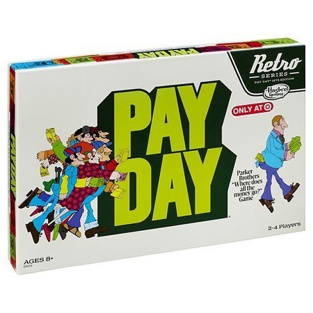 Book Cover Retro Series Payday Board Game, 1975 Edition - Where Does All The Money Go, The Game of Handling Finances - Ideal Board Games for Families and Game Nights - Collectable Retro Version, Ages 8 and Up