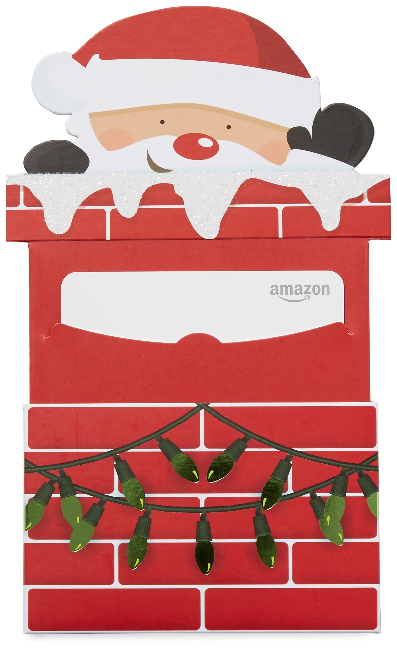 Book Cover Amazon.com Gift Card in a Reveal (Various Designs) 0 Santa Chimney Reveal