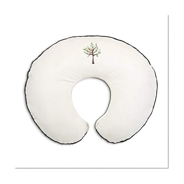 Chicco Coussin d'Allaitement Boppy avec Housse en Velours Coton Cream Life Tree
