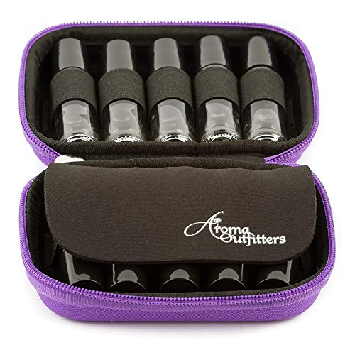 Essential Oil Carrying Case â€“ Premium Protection for Roller Bottles â€“ Hard Shell Case Protects up to 10 bottles - Perfect for Travel