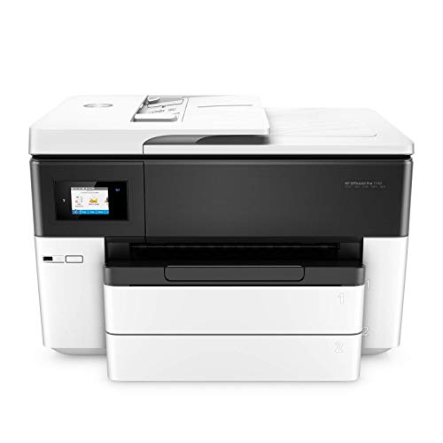 Book Cover HP OfficeJet Pro 7740 Wide Format All-in-One Printer with Wireless Printing, Works with Alexa (G5J38A)