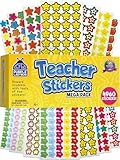 PURPLE LADYBUG 4960 Teacher Stickers Mega Value Pack - Reward Star Sticker for Kids, Classroom Essentials for Students, Teacher Supplies for Classroom