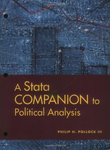 A Stata Companion To Political Analysis by Pollock P (2006-05-15)