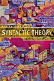 Syntactic Theory (Modern Linguistics Series) by Geoffrey Poole (2002-02-09)