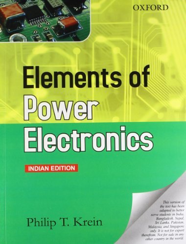 Elements of Power Electronics by Philip T Krein (1997-07-30)