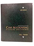 Cost Accounting - planning and control by Adolph Matz (1990-10-31)