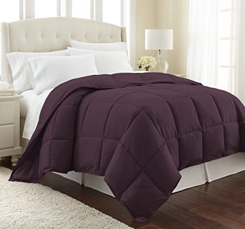 Book Cover Vilano Springs Premium Quality Over-Sized All-Season Down-Alternative Comforter, Purple, King / California King